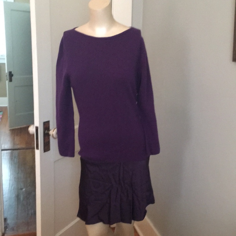 Burberry London  made in Italy knit combo dress‎